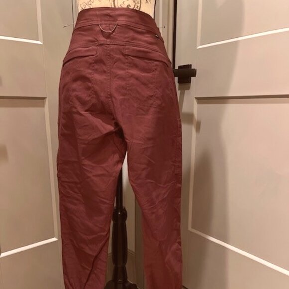 prAna Halle Joggers II in Maroon-8R-NWT - Picture 9 of 15